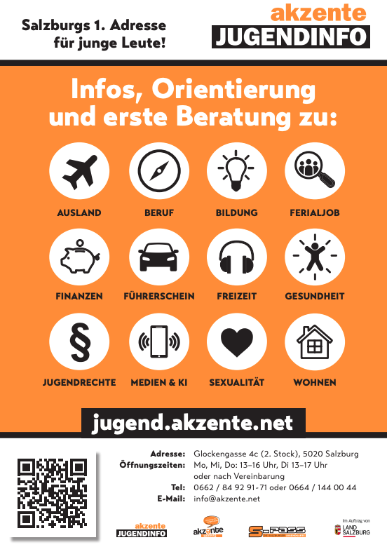 Plakat akzente Jugendinfo