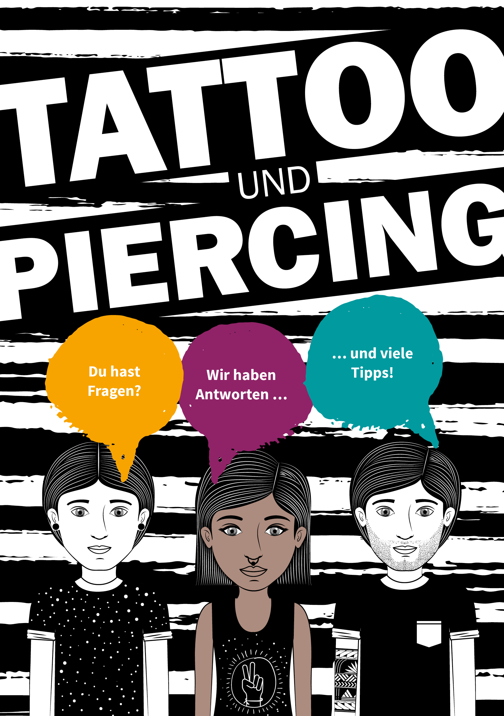 Cover Broschüre Tattoo und Piercing