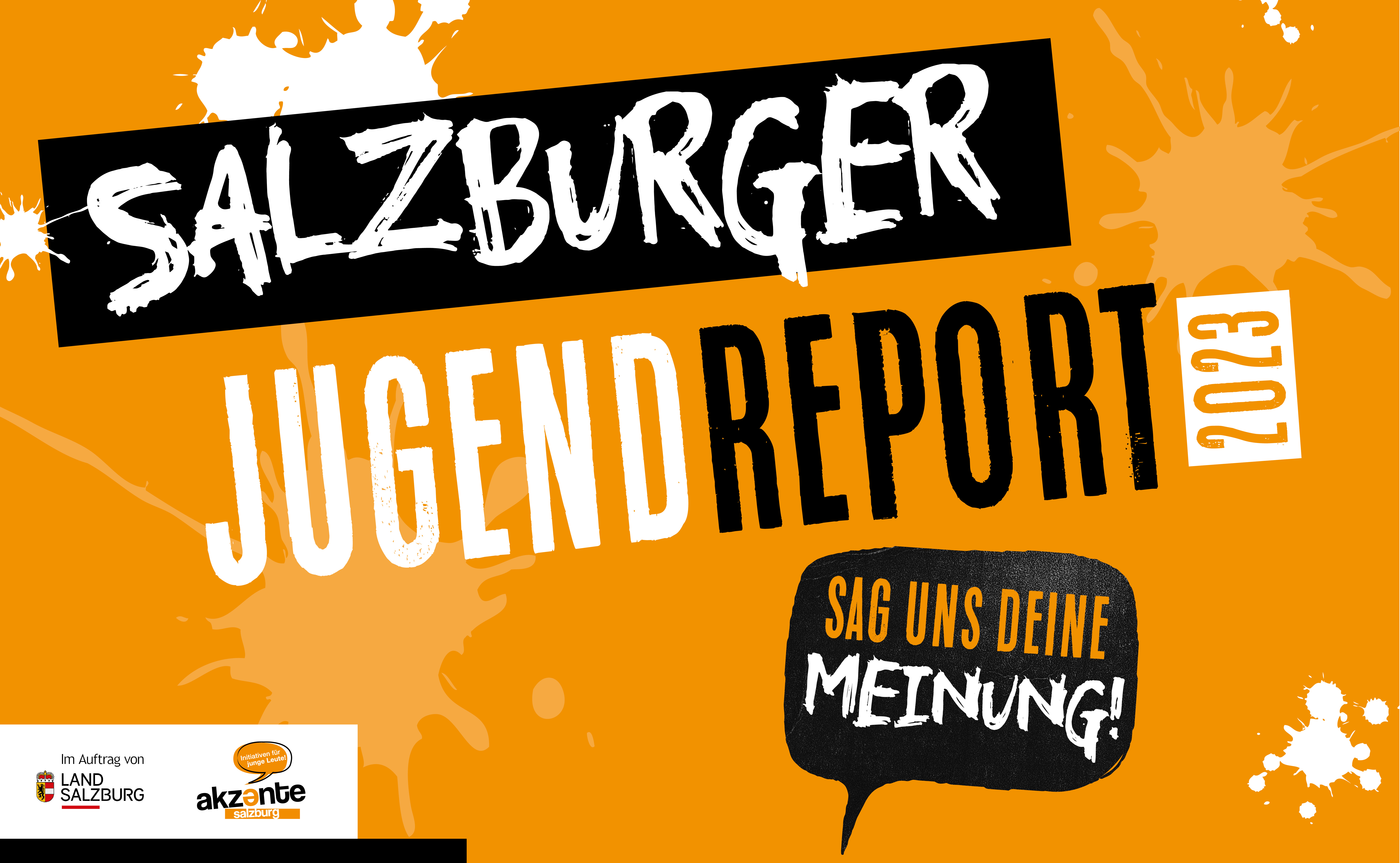 Salzburger Jugendreport 2023. Sag uns deine Meinung!