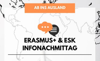 Erasmus+ und ESK Infonachmittag (online)